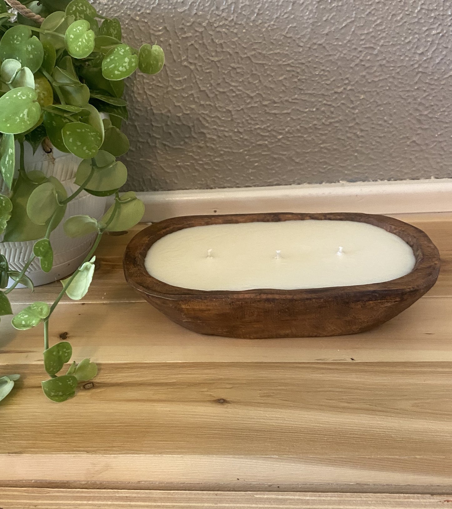 Rectangular Wooden Dough Bowl Maw Maw's Snickerdoodle